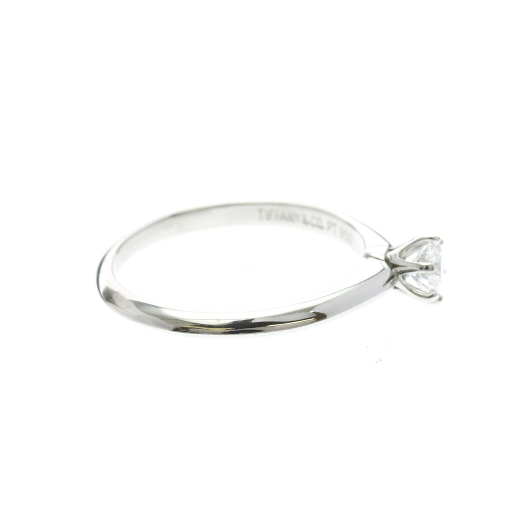 Tiffany Solitaire · Platinum · 0.22ct Diamond