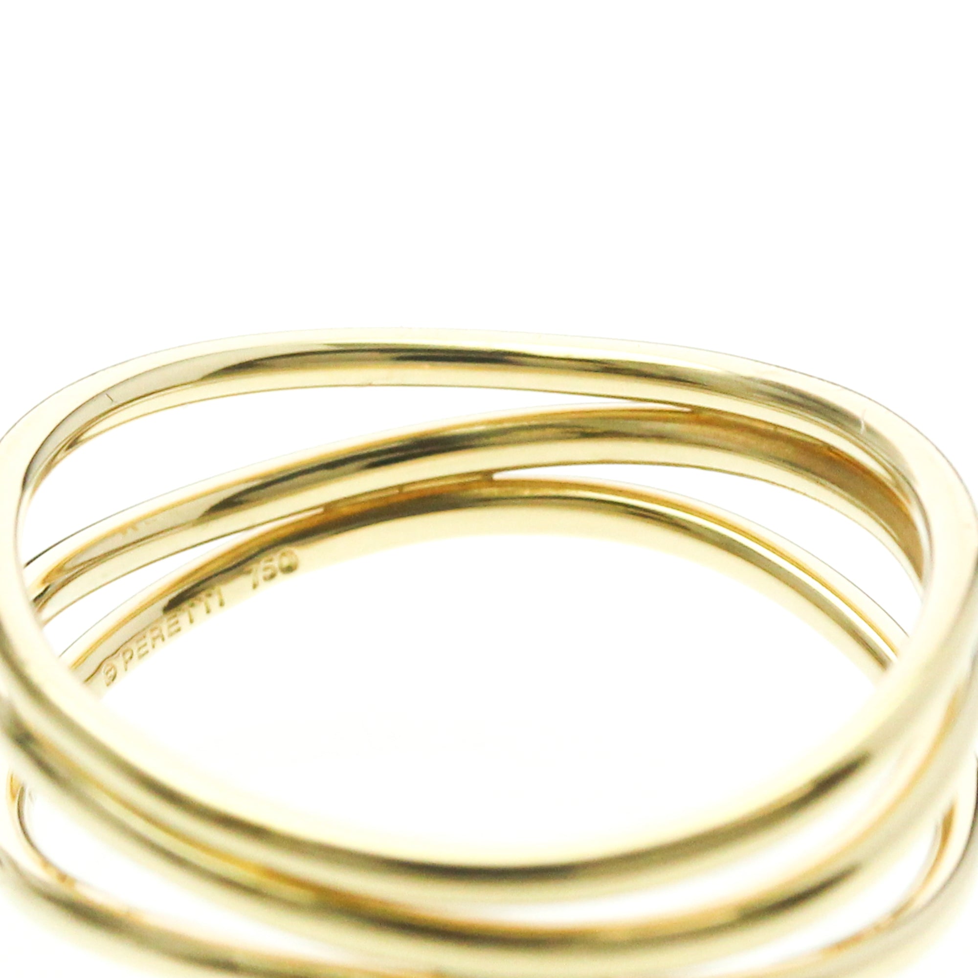 Tiffany Wave 3-Row · 18K Yellow Gold