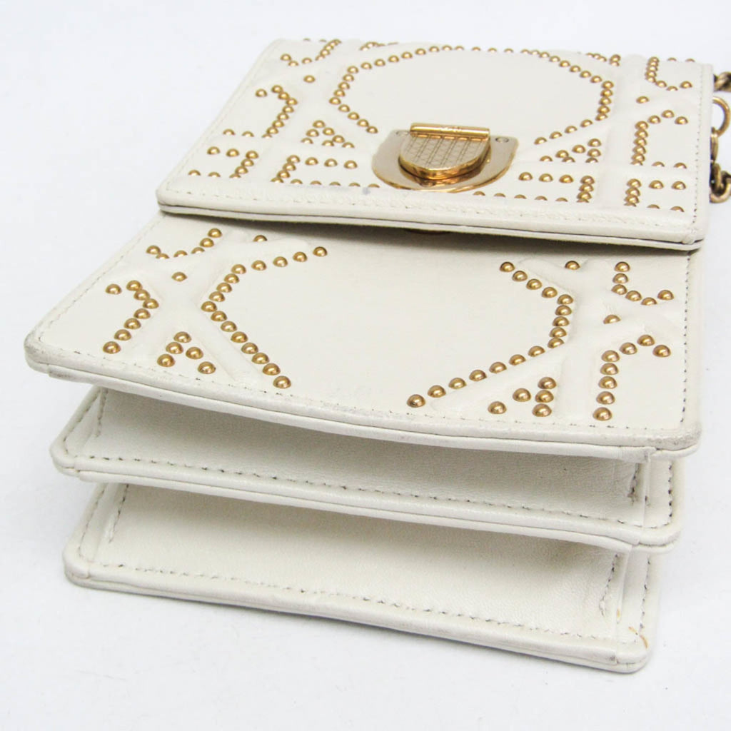 Christian Dior Diorama · Studded Leather