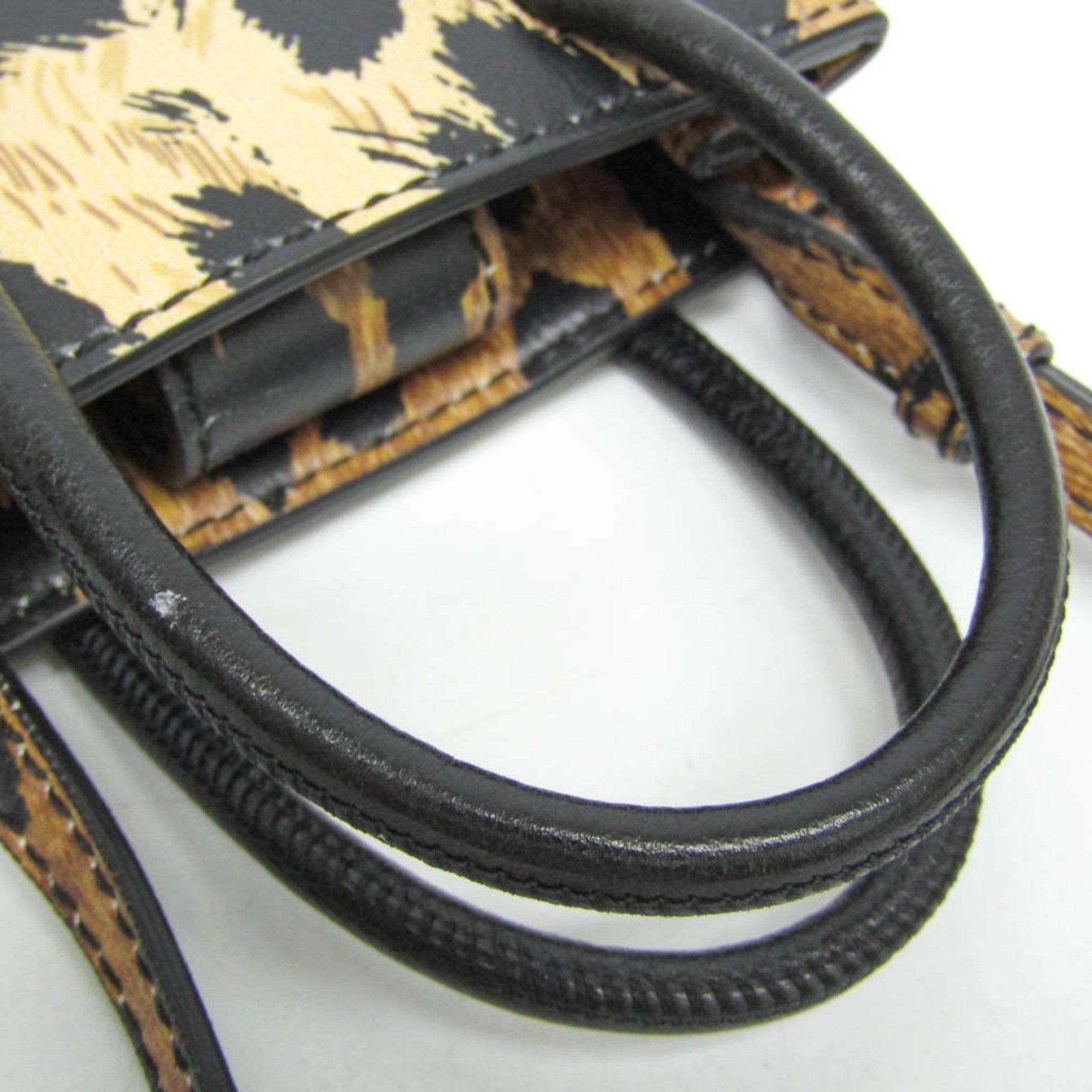 Balenciaga Shopping · Leopard Print Leather