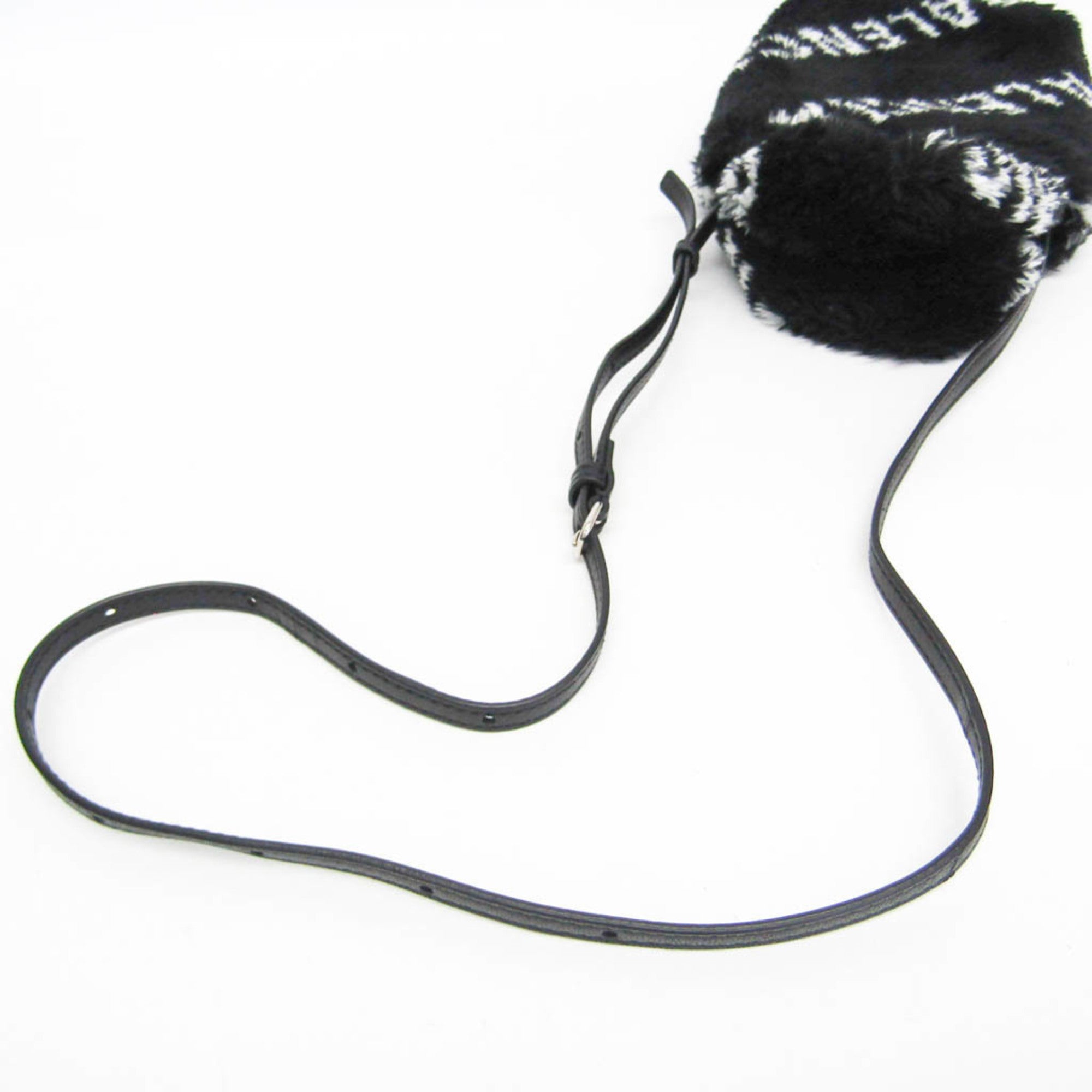 Balenciaga Everyday Phone Holder · Faux Fur