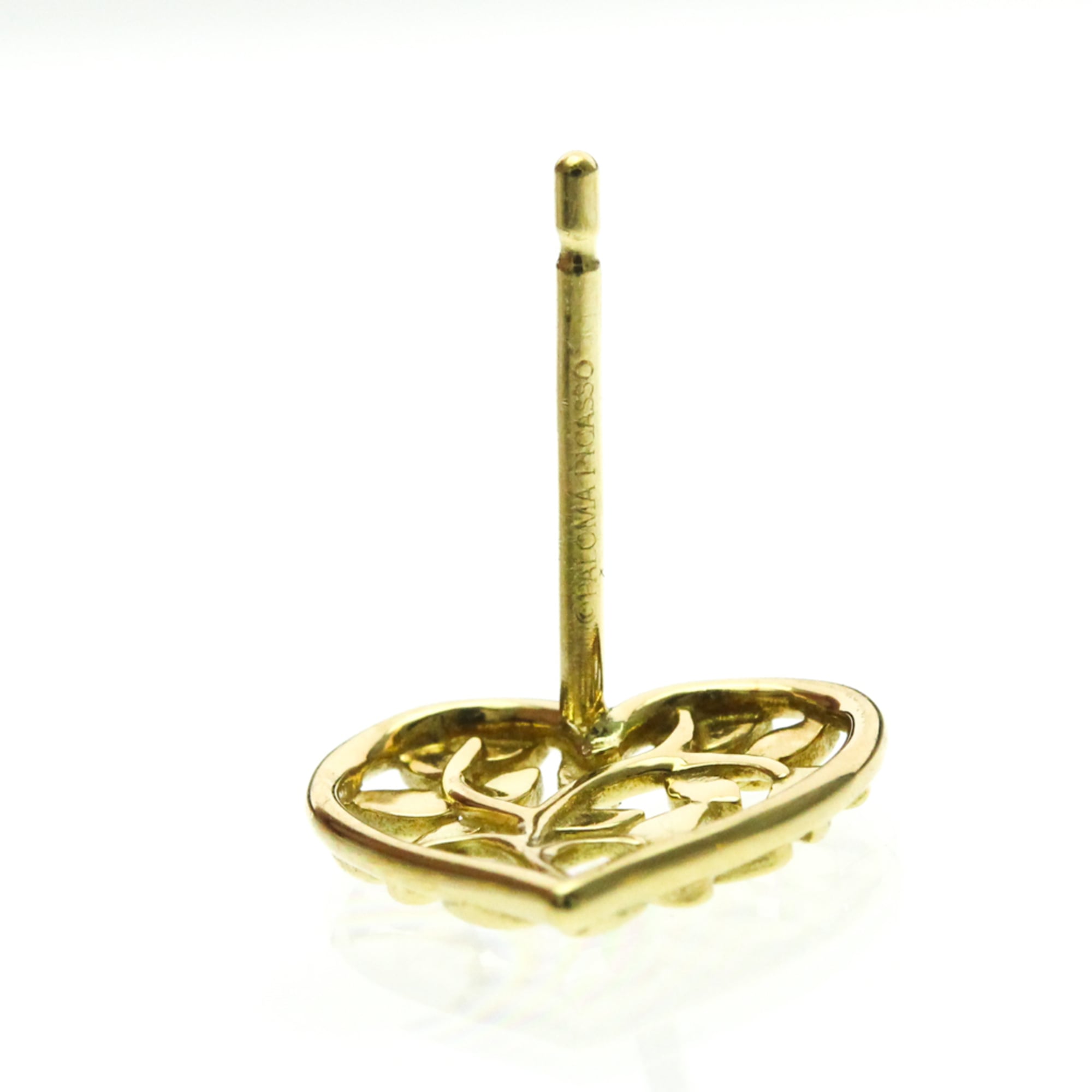 Tiffany Olive Leaf Heart · 18K Yellow Gold