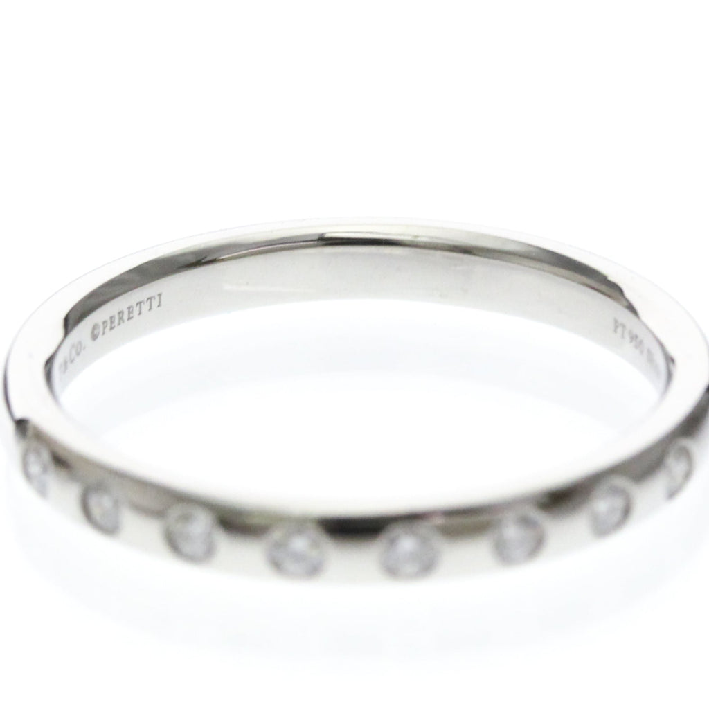 Tiffany Stacking Band · 8 Diamonds · Platinum