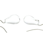 Tiffany Teardrop · Crystal · 18K White Gold