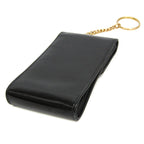 Chanel Mini Pouch · Enamel Leather · Keyring
