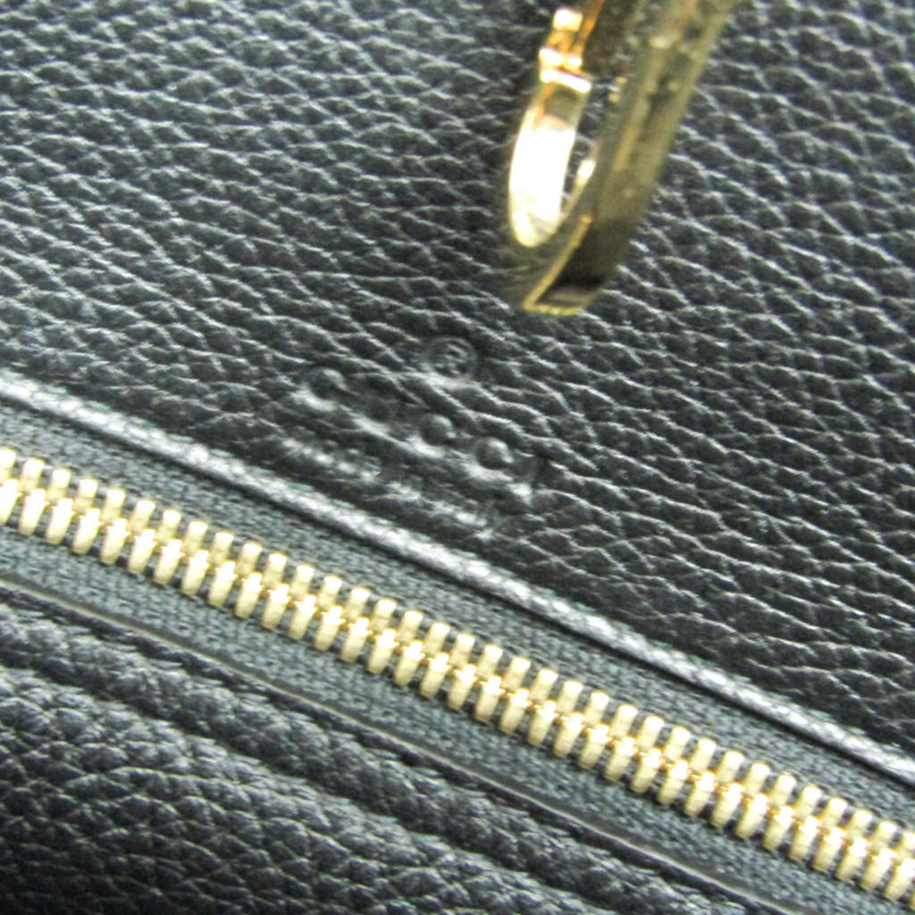 Gucci Logo Medium Tote · Leather