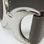 Hermès Pavane · Étoupe Leather Bangle