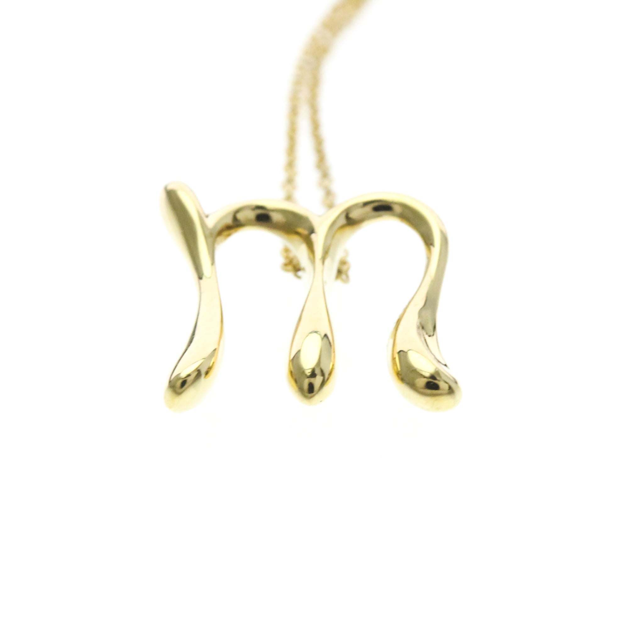 Tiffany Letter M · 18K Yellow Gold