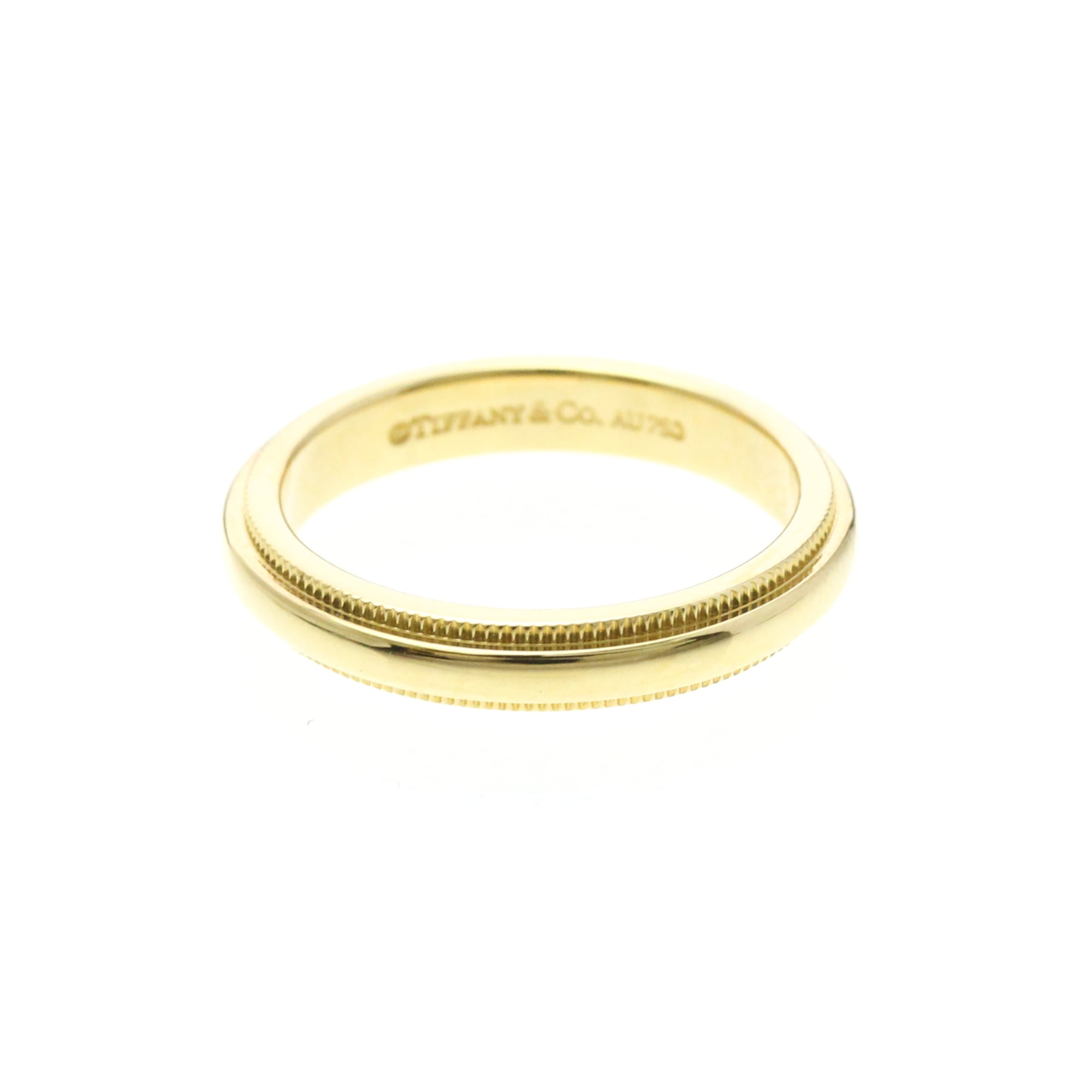 Tiffany Milgrain · 18K Yellow Gold