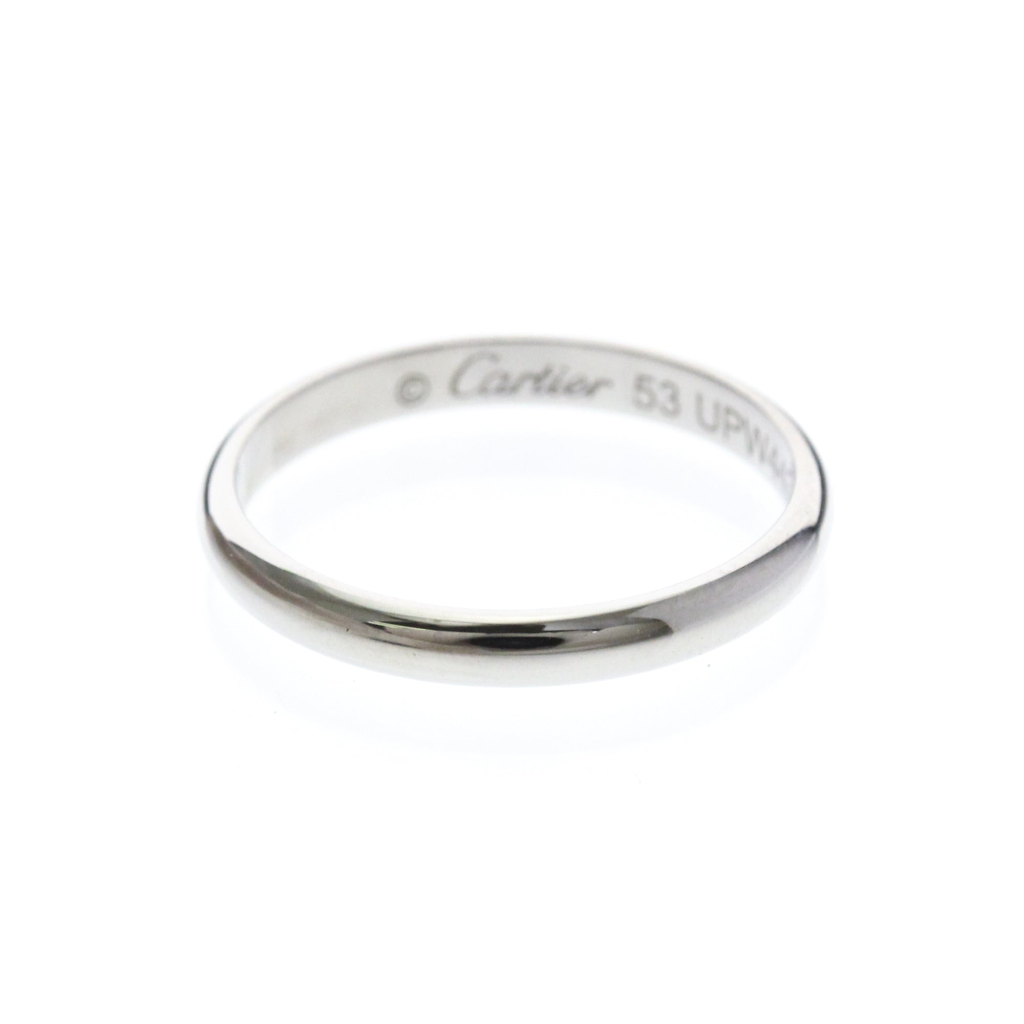 Cartier 1895 · Platinum Wedding Band