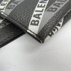 Balenciaga Logo Print · Leather Clutch