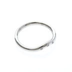 Tiffany Curved Band · Platinum · Diamonds