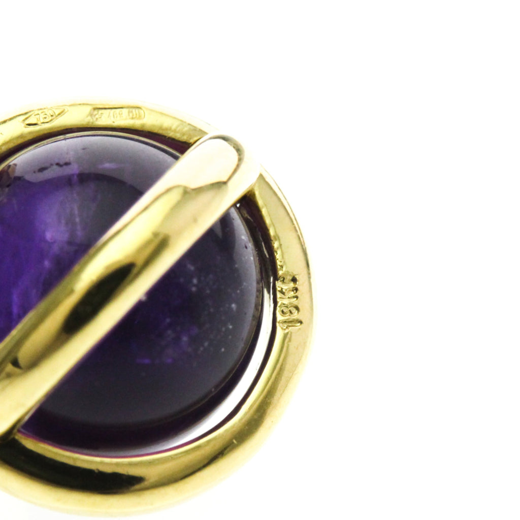 Pomellato Amethyst Charm · 18K Yellow Gold