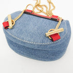 Chloé Drew Mini · Denim Crossbody