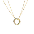 Cartier Baby Trinity · Tri-Gold Necklace