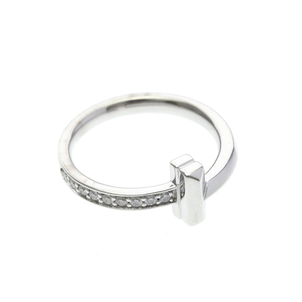 Tiffany T One · Diamond · 18K White Gold
