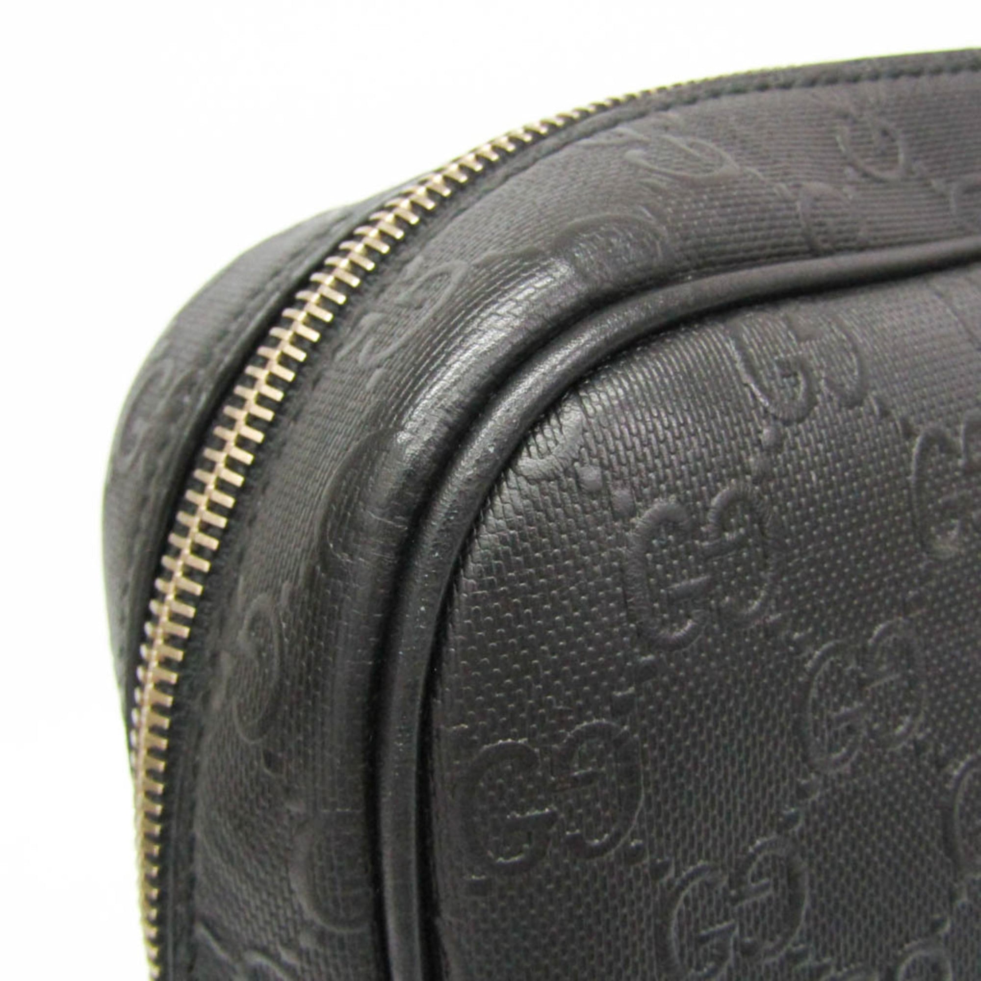 Gucci GG Embossed · Leather Briefcase