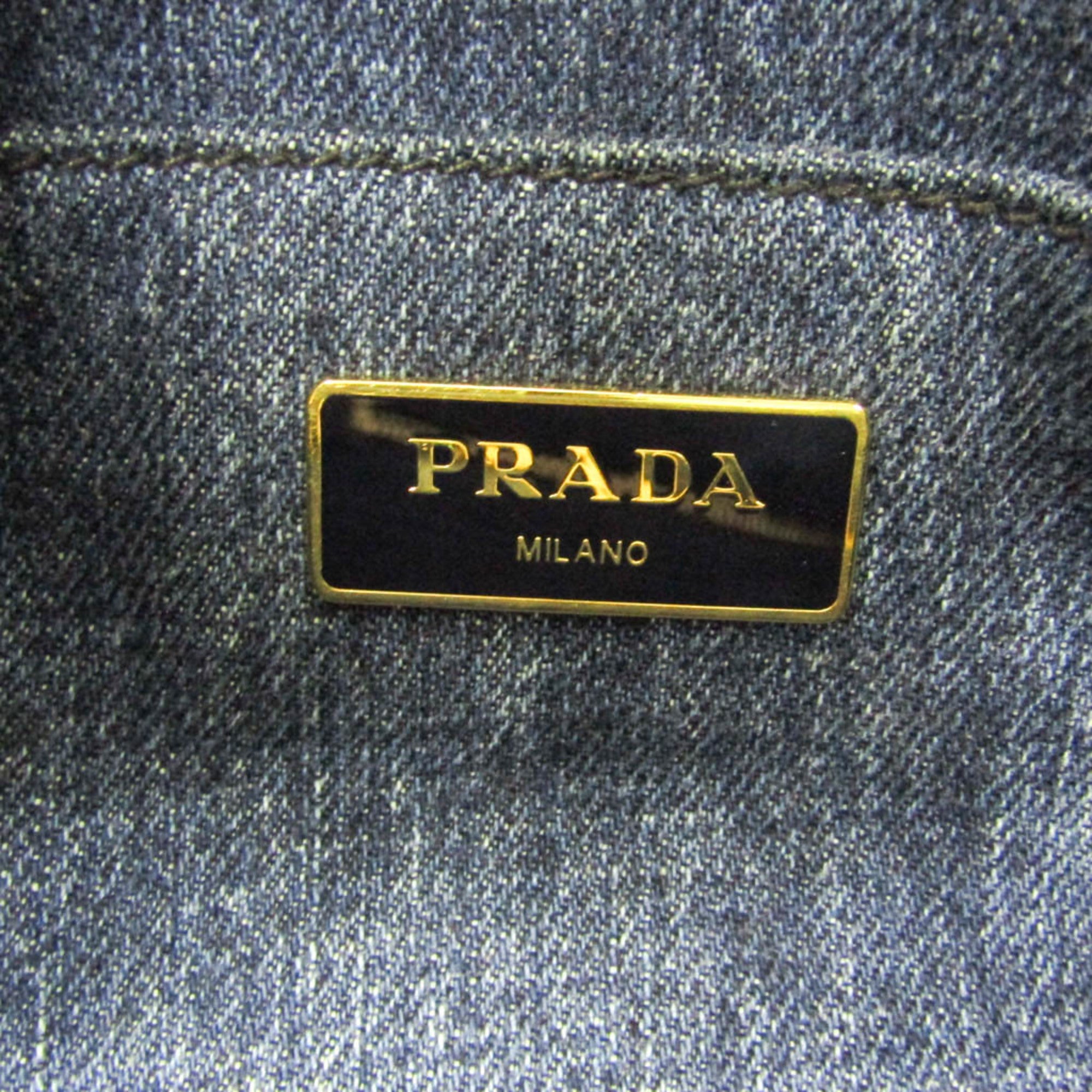 Prada Canapa · Denim Tote