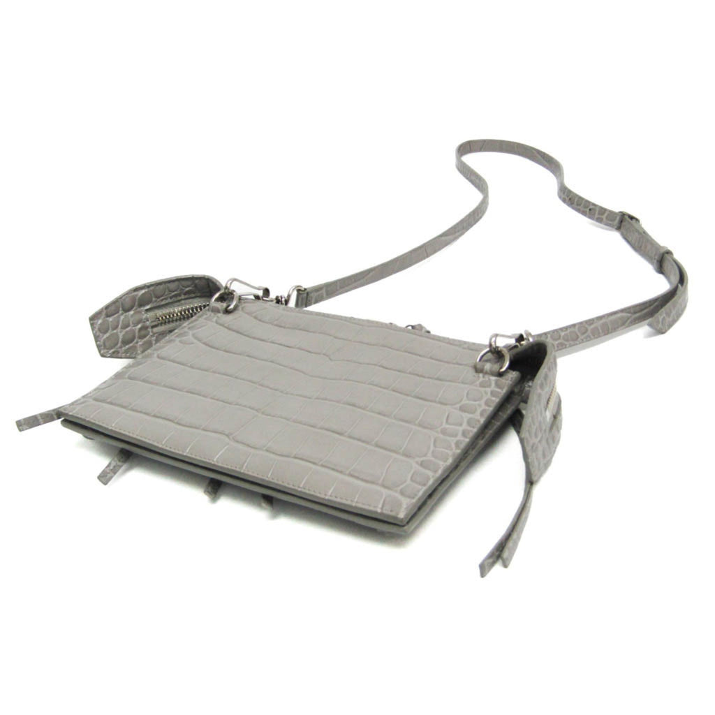 Balenciaga · Embossed Leather Shoulder Bag
