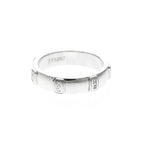 Harry Winston HW Logo · Diamond · 18K White Gold