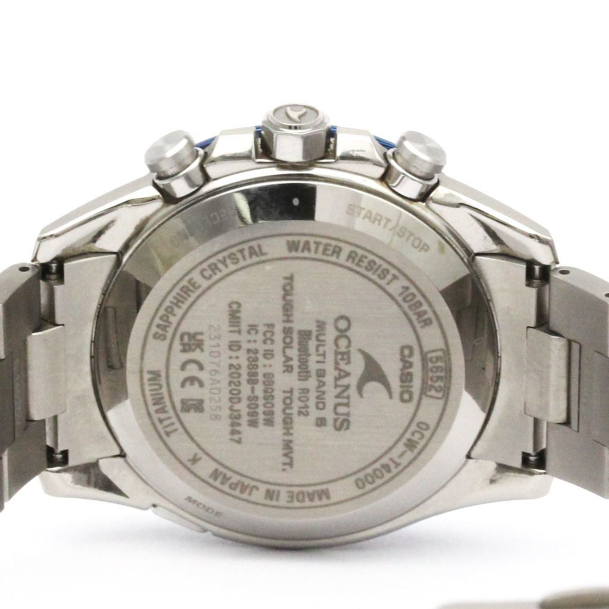 Casio Oceanus · Titanium · Solar