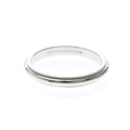 Tiffany Milgrain Band · Platinum