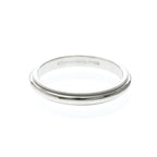 Tiffany Milgrain Band · Platinum