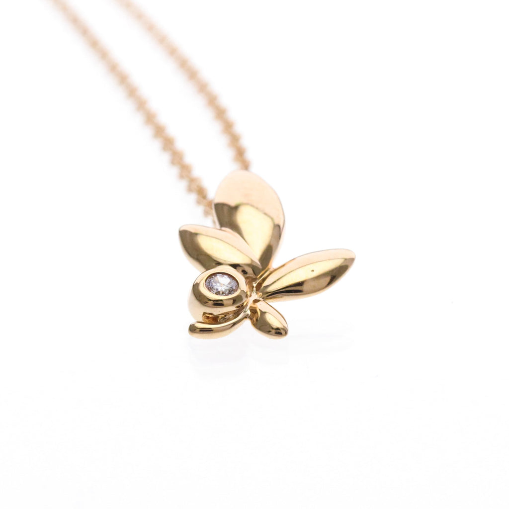 Tiffany Olive Leaf · Diamond · Rose Gold
