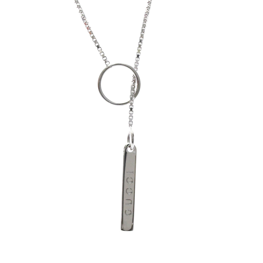 Gucci Lariat · 18K White Gold