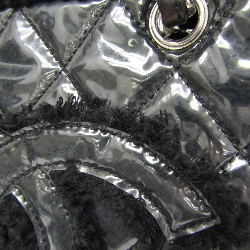Chanel Patent Toile · Chain Tote