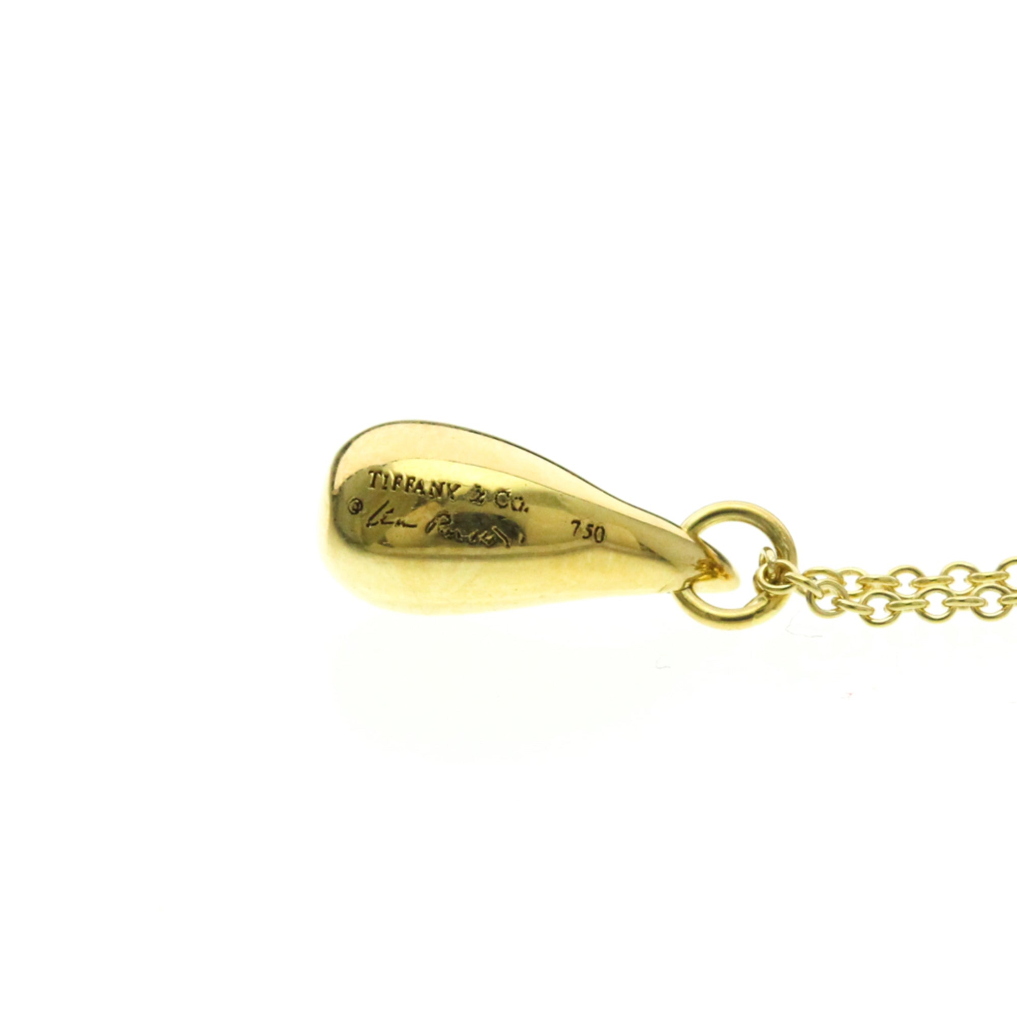 Tiffany Teardrop · 18K Yellow Gold