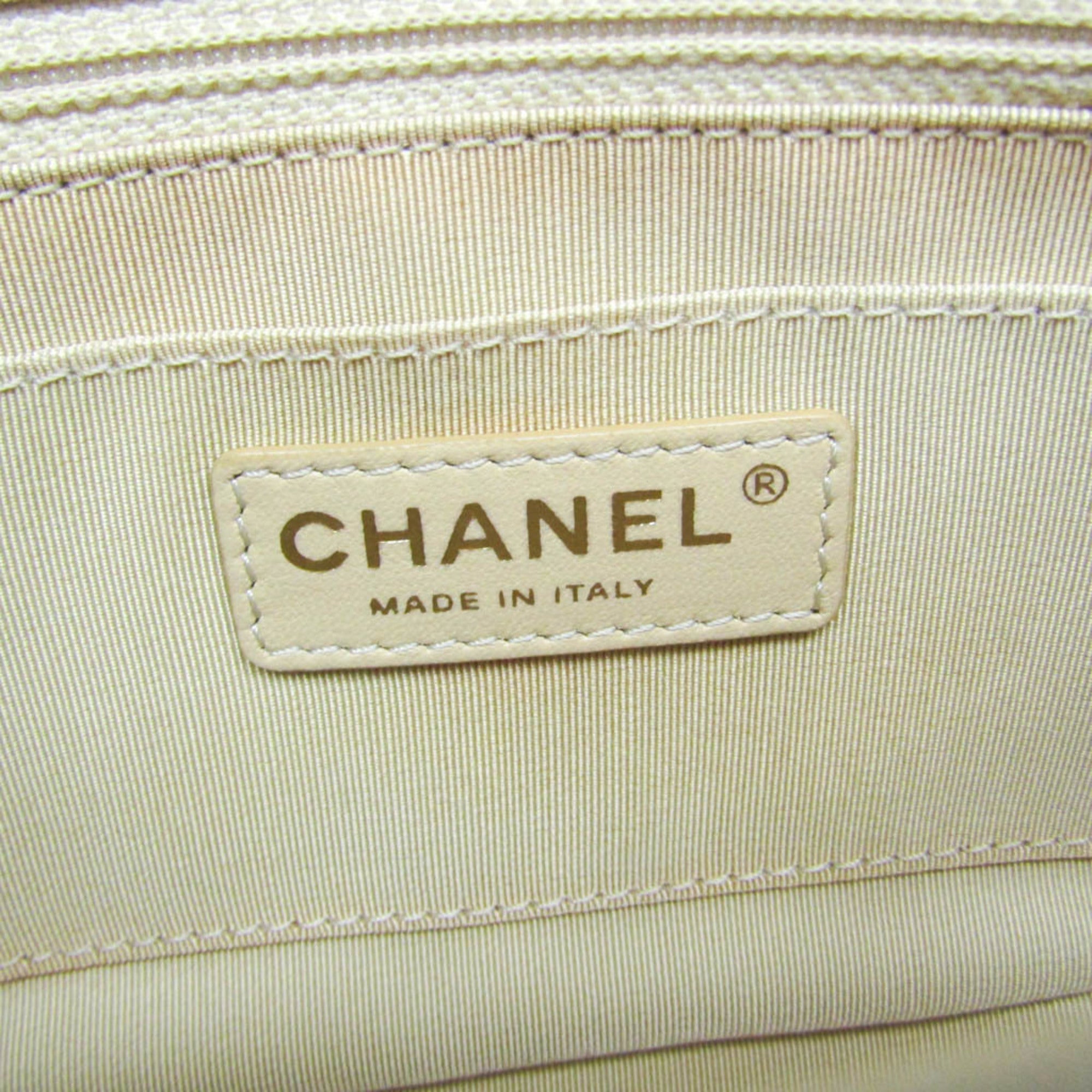 Chanel Chevron V-Stitch · Lamb Leather