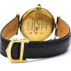 Cartier Must Vendome · Gold Plated · Quartz