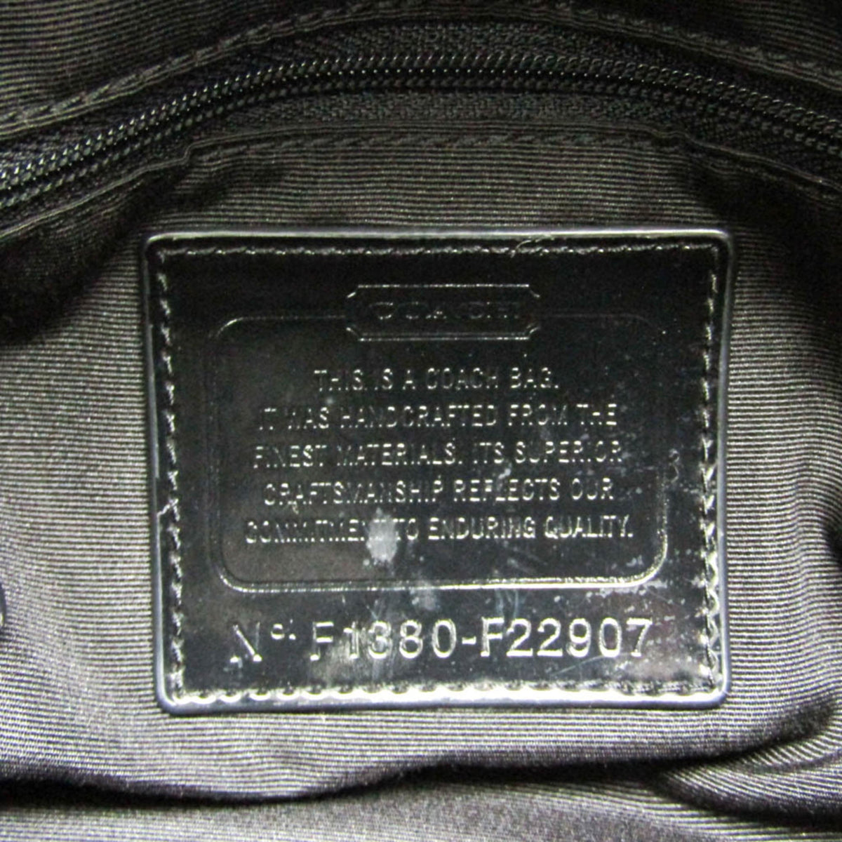 Coach Signature Stripe · Canvas & Leather