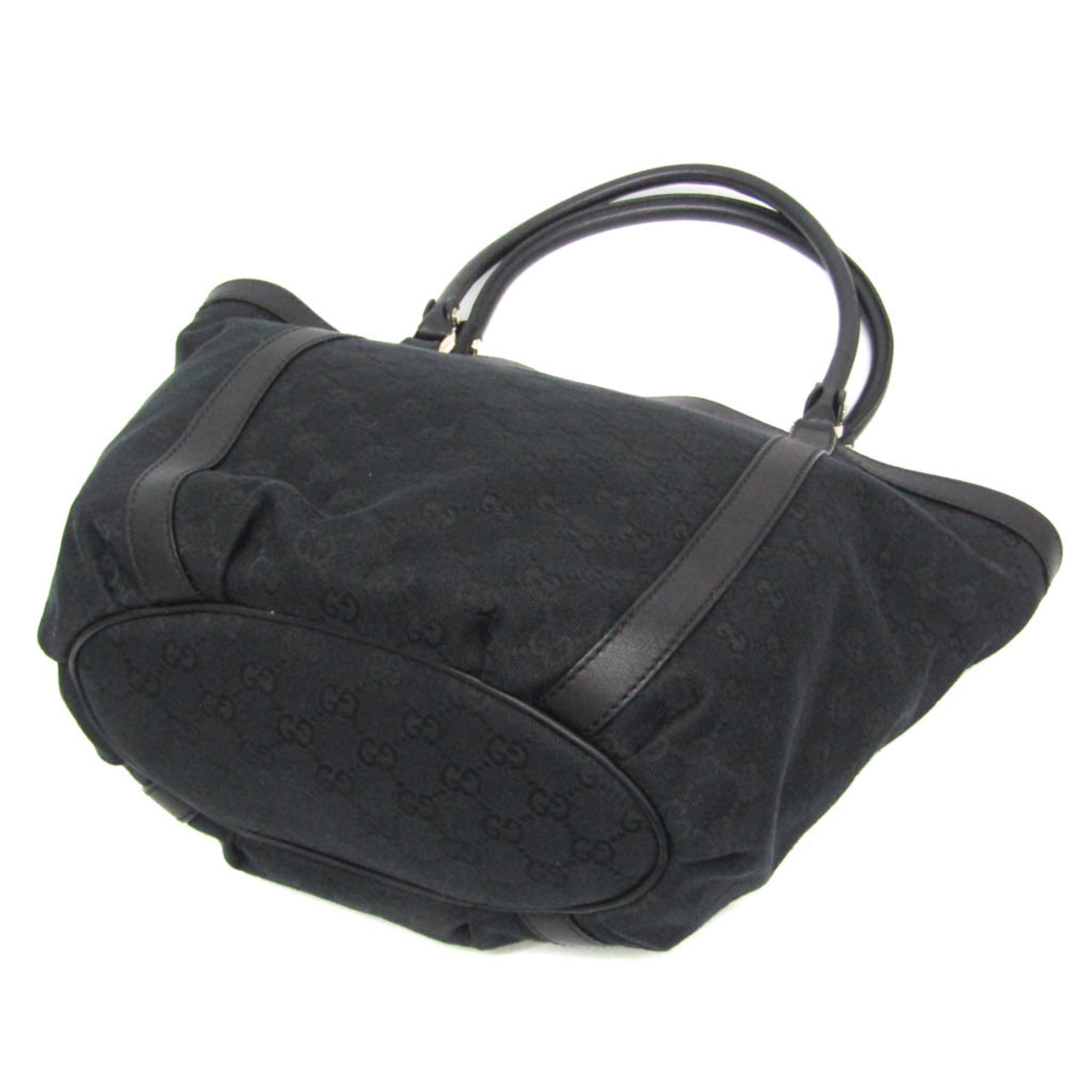 Gucci GG Canvas Tote · Leather Trim