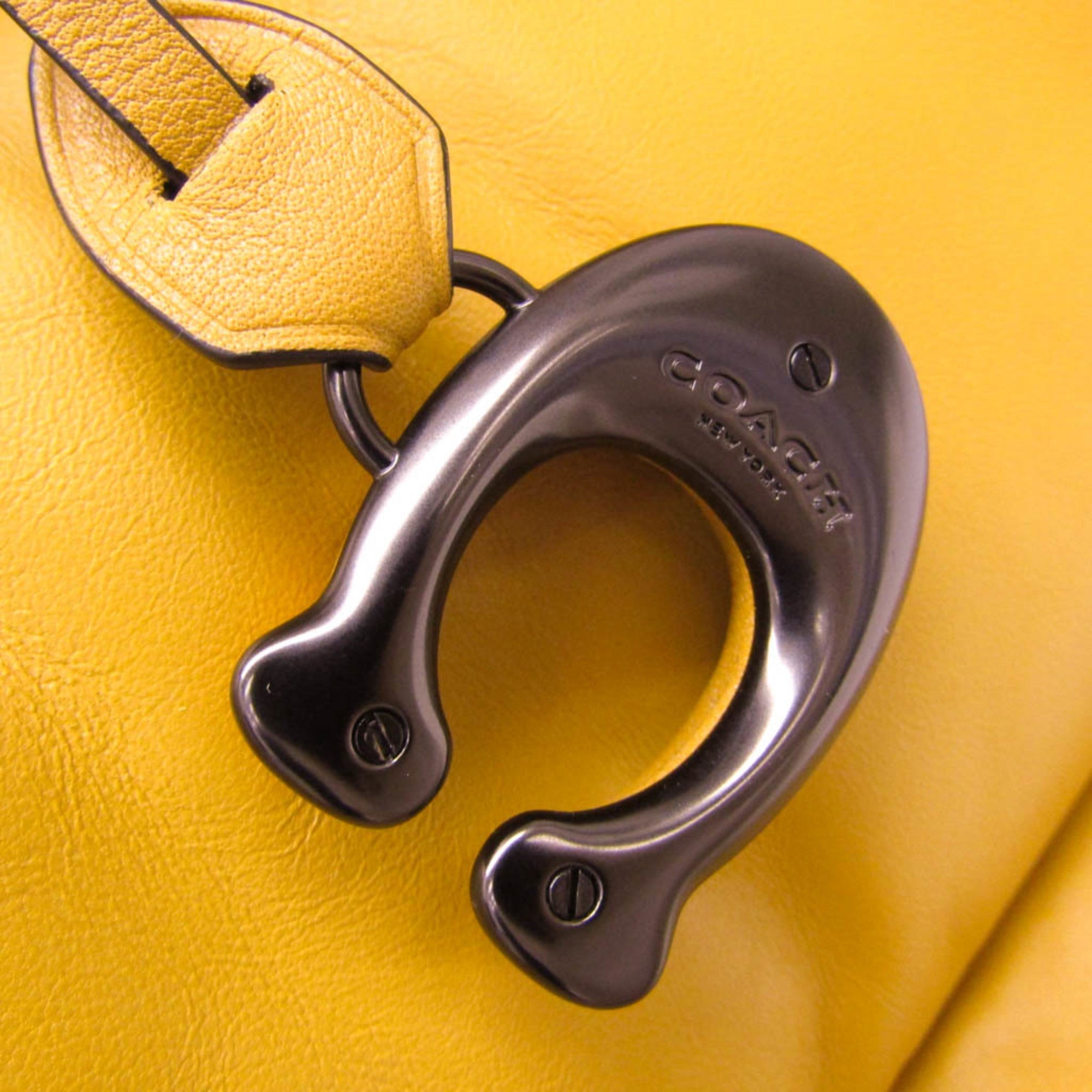 Coach Pillow Tote · Leather