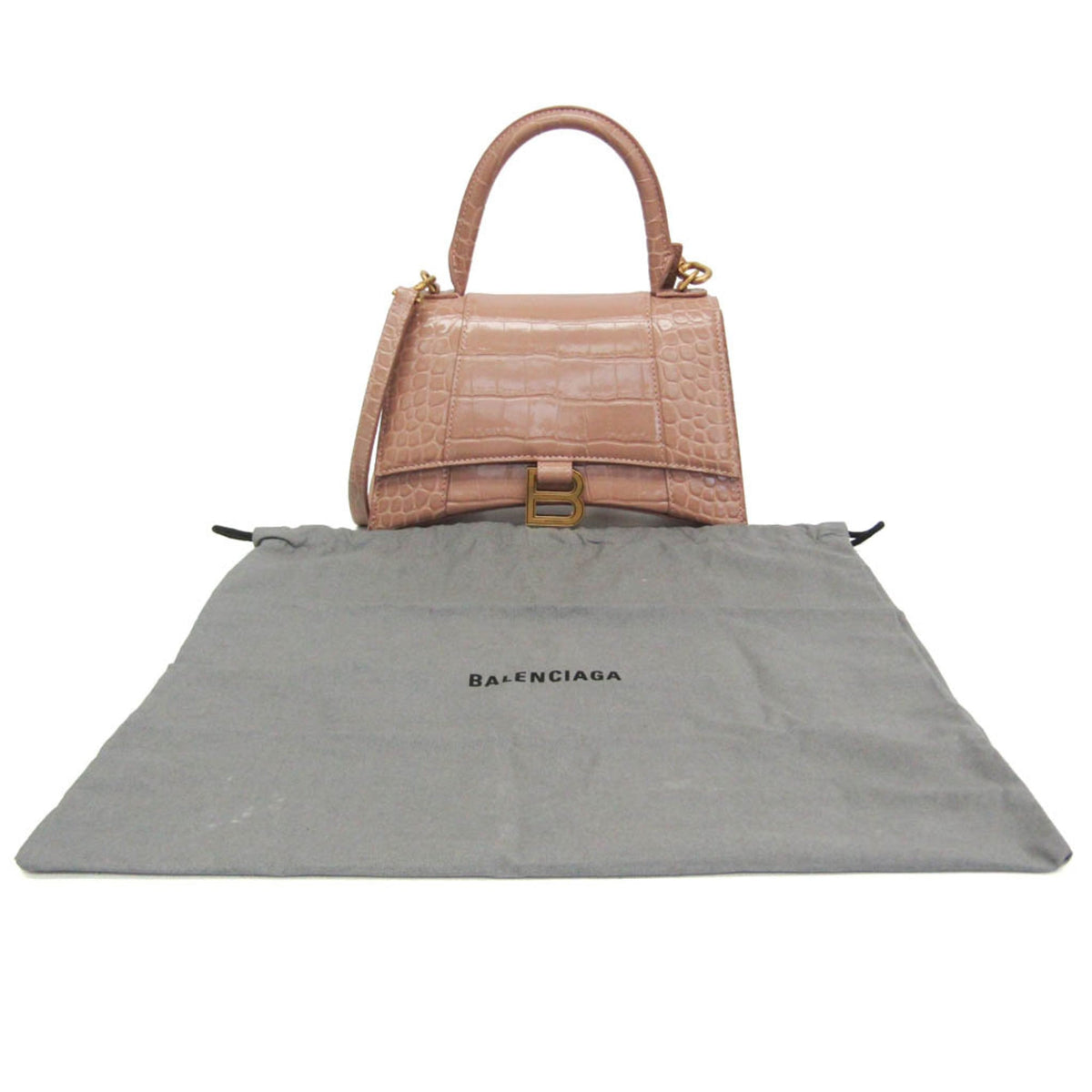 Balenciaga Hourglass · Embossed Leather