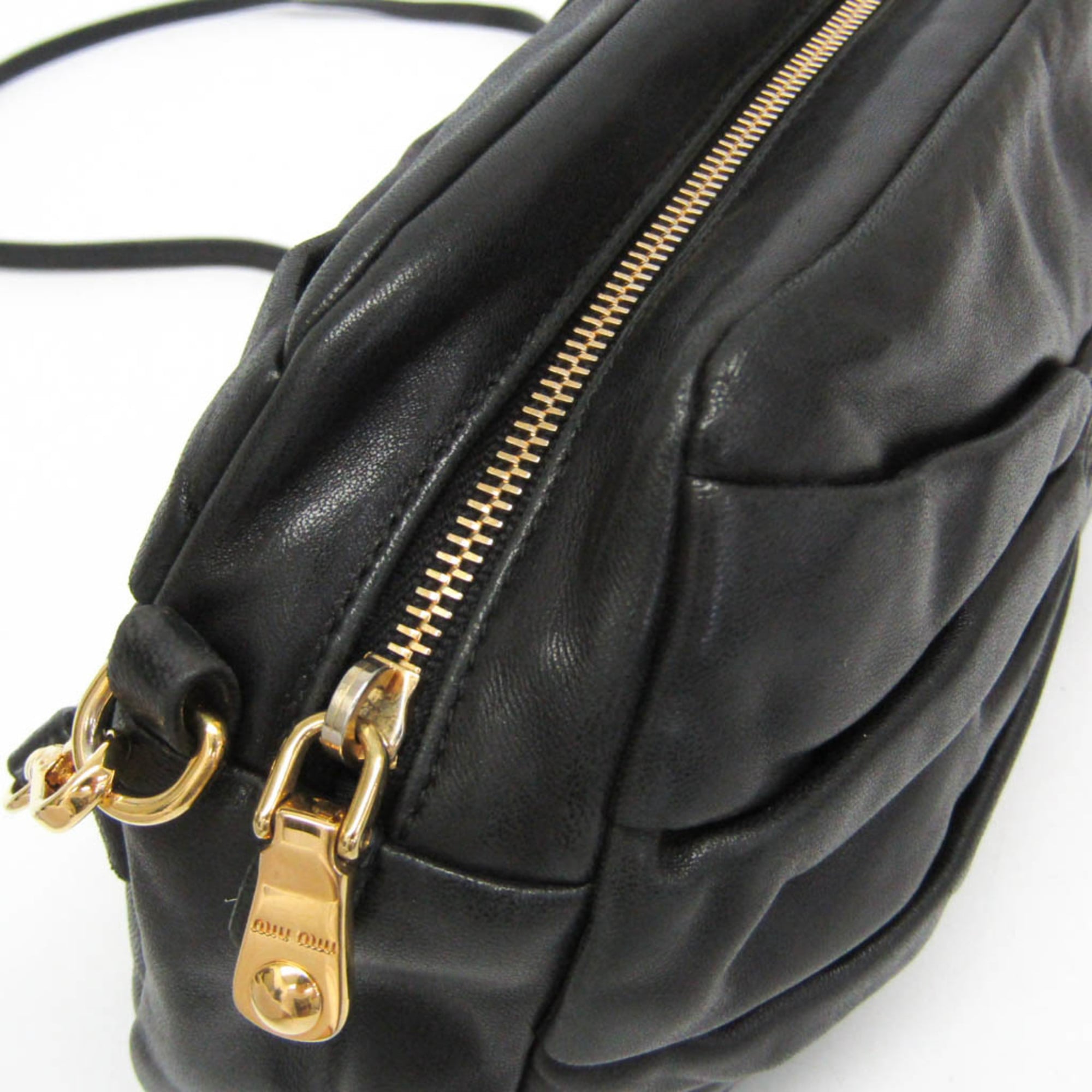 Miu Miu Ribbon Gather · Lambskin