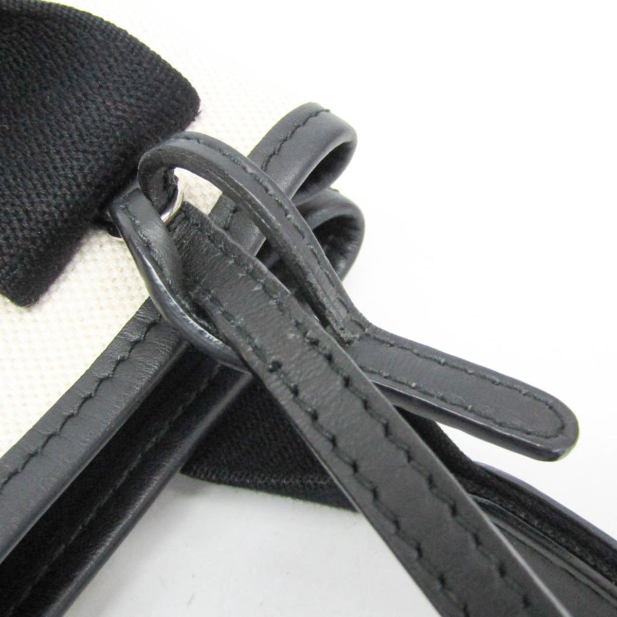 Balenciaga Navy Cabas XS · Canvas & Leather