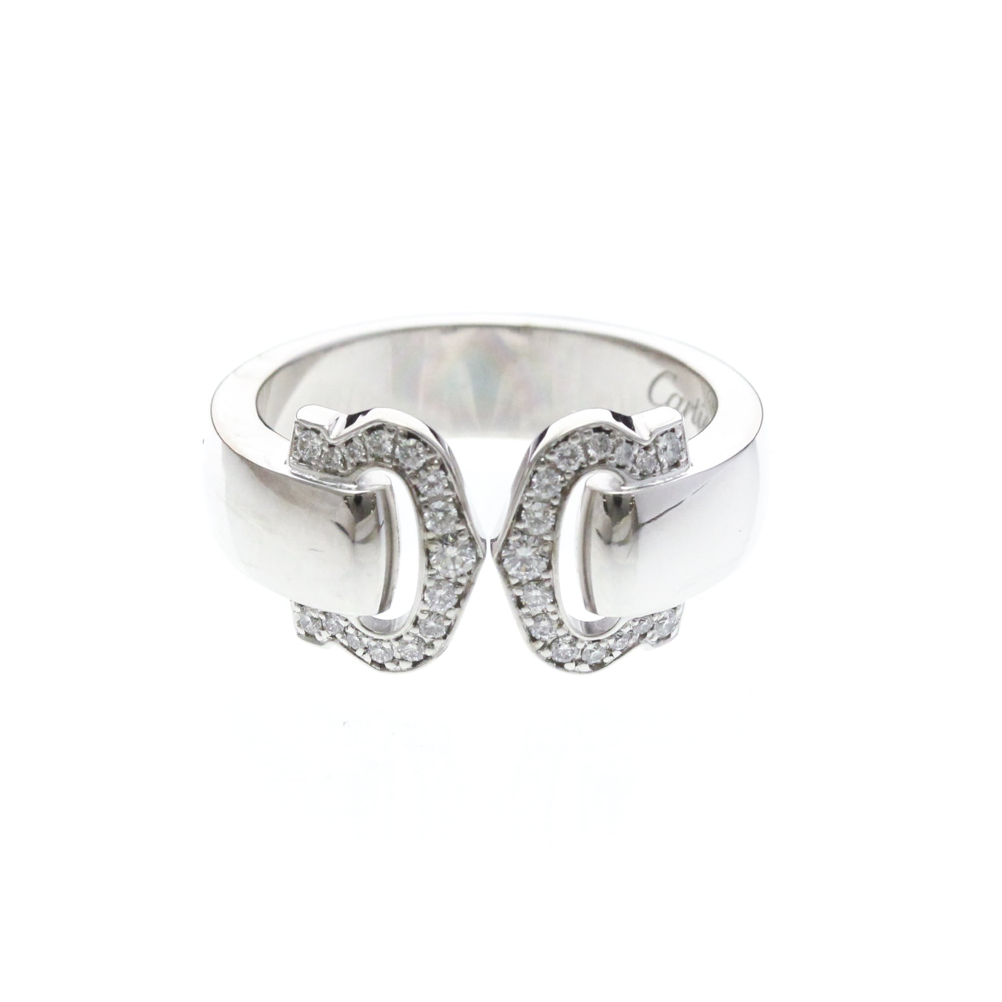Cartier 2C Boucle · 18K White Gold · Diamond