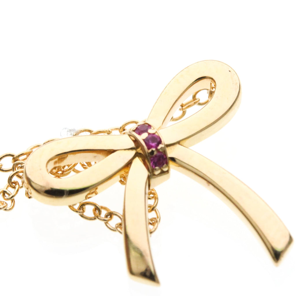 Tiffany Bow Ribbon · Rose Gold · Ruby