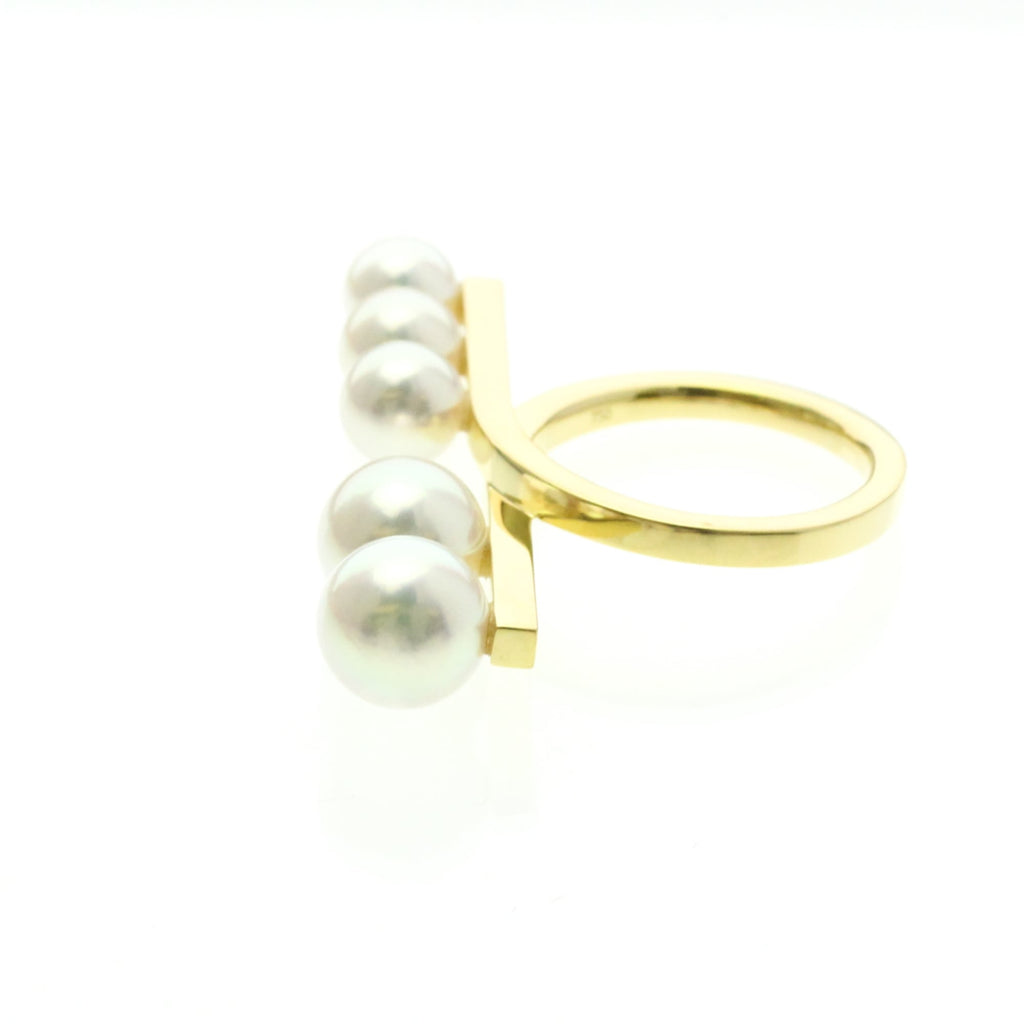 Tasaki Balance · Pearl · 18K Yellow Gold · Size 6 (EU 55)