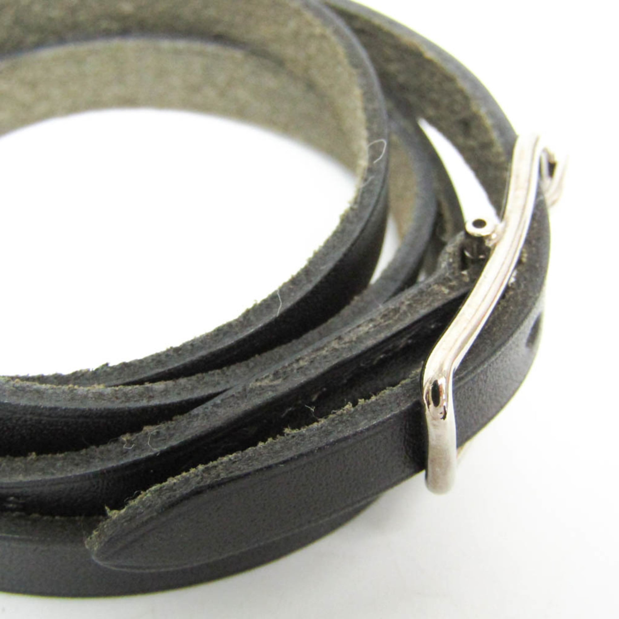 Hermes Hapi · 4-Strand Leather Bangle