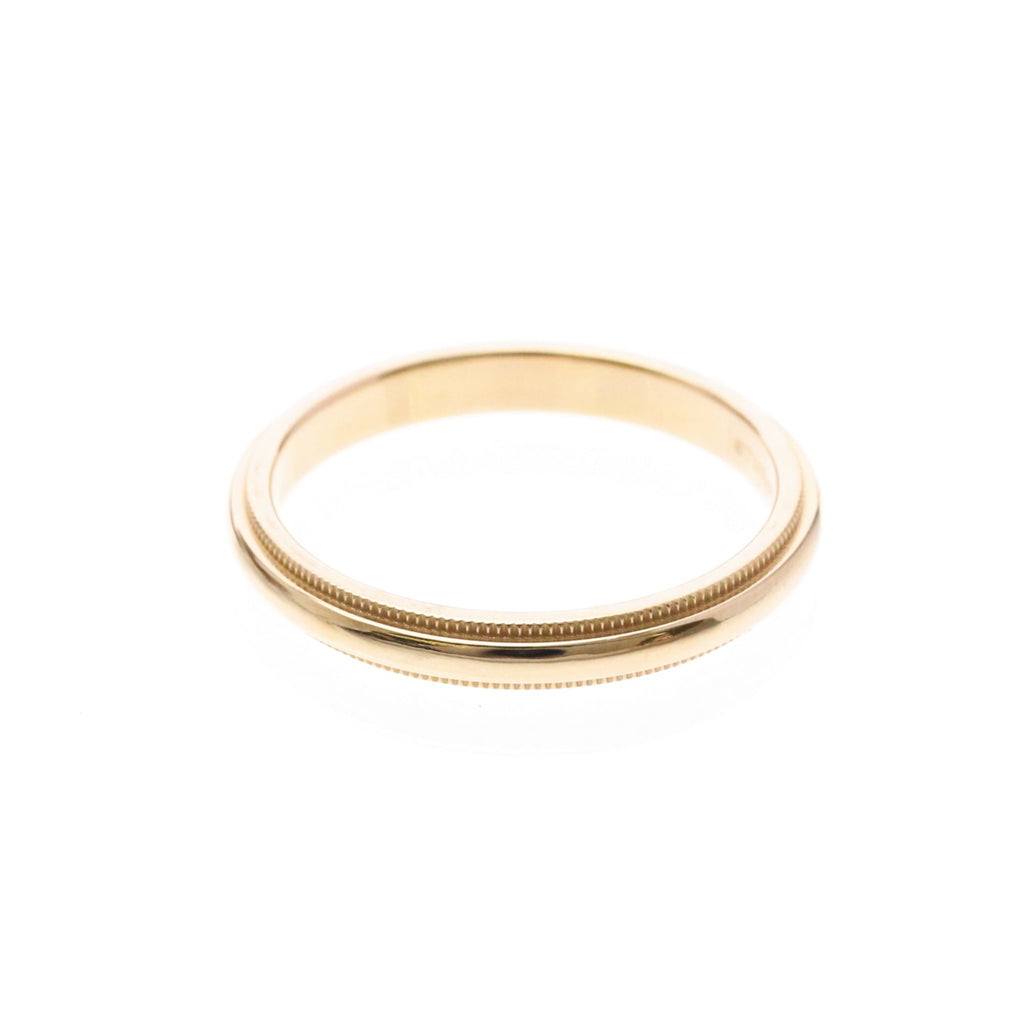 Tiffany Milgrain · 18K Rose Gold