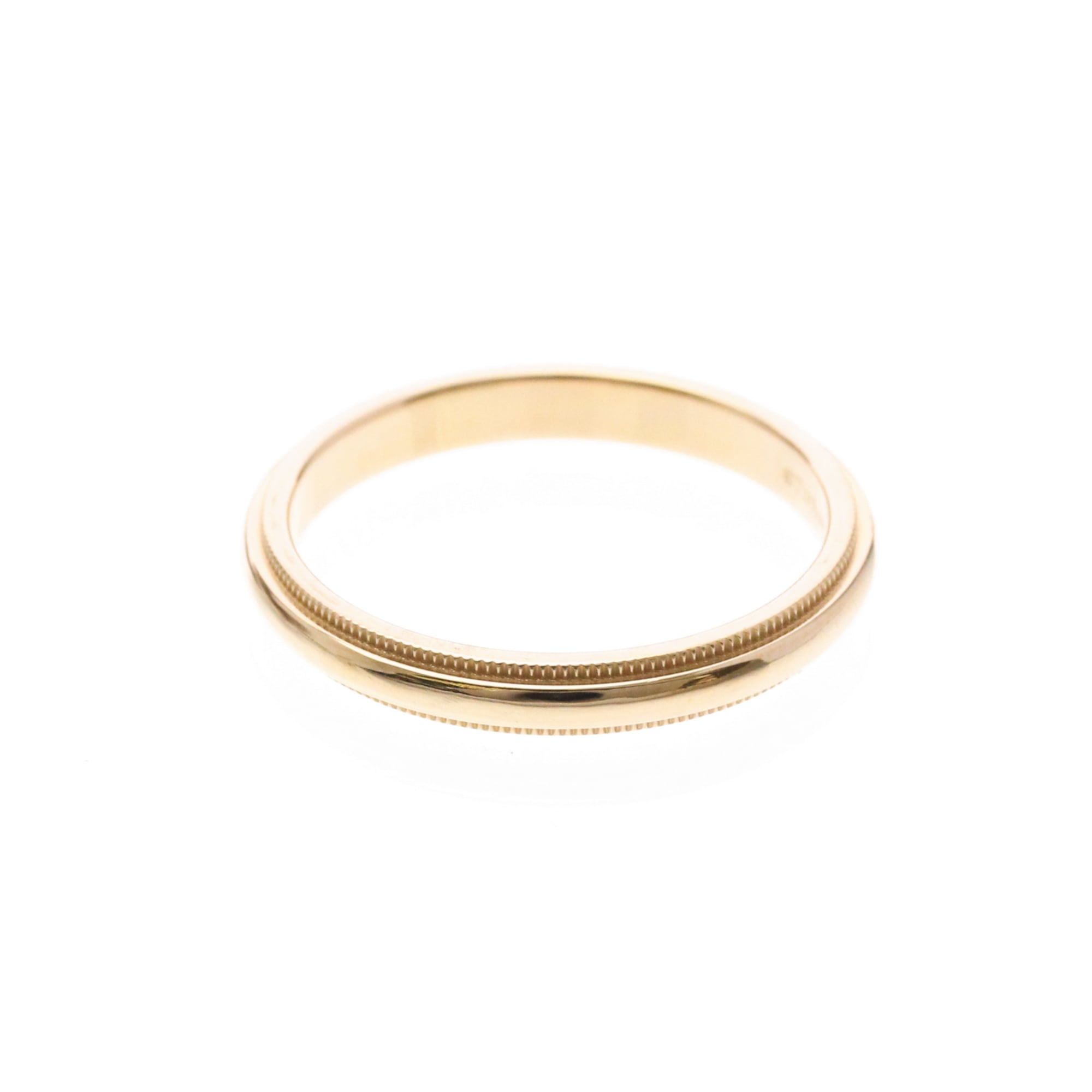 Tiffany Milgrain · 18K Rose Gold