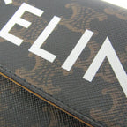 Celine Triomphe Triangle · Coated Canvas