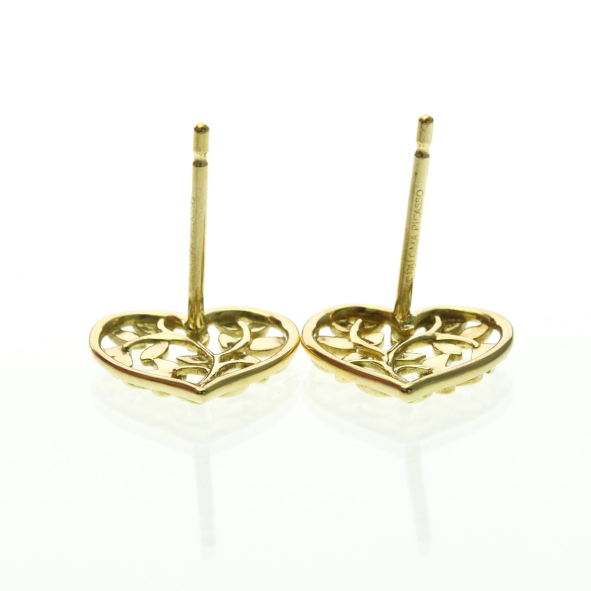 Tiffany Olive Leaf Heart · 18K Yellow Gold