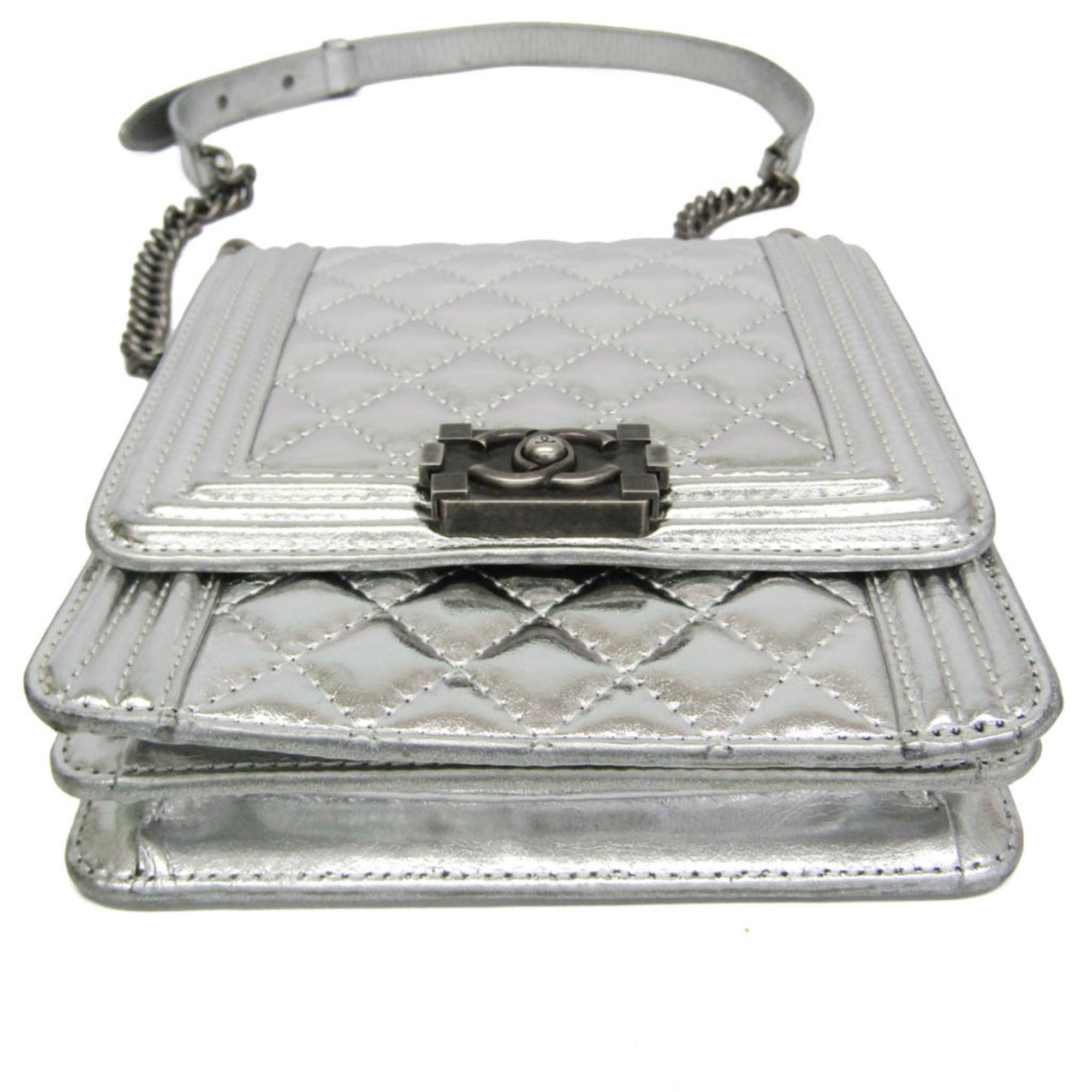 Chanel Boy · Metallic Calfskin