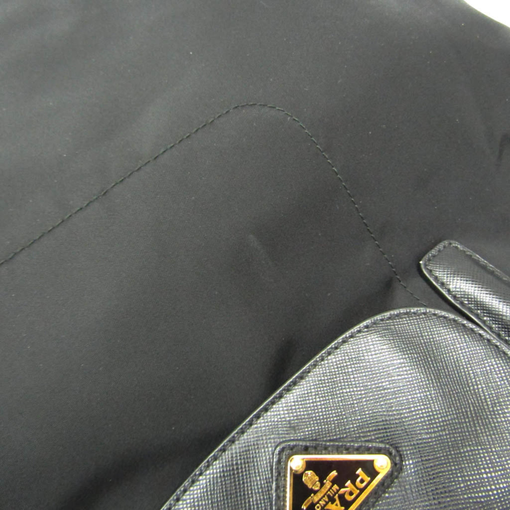 Prada · Nylon & Leather Tote