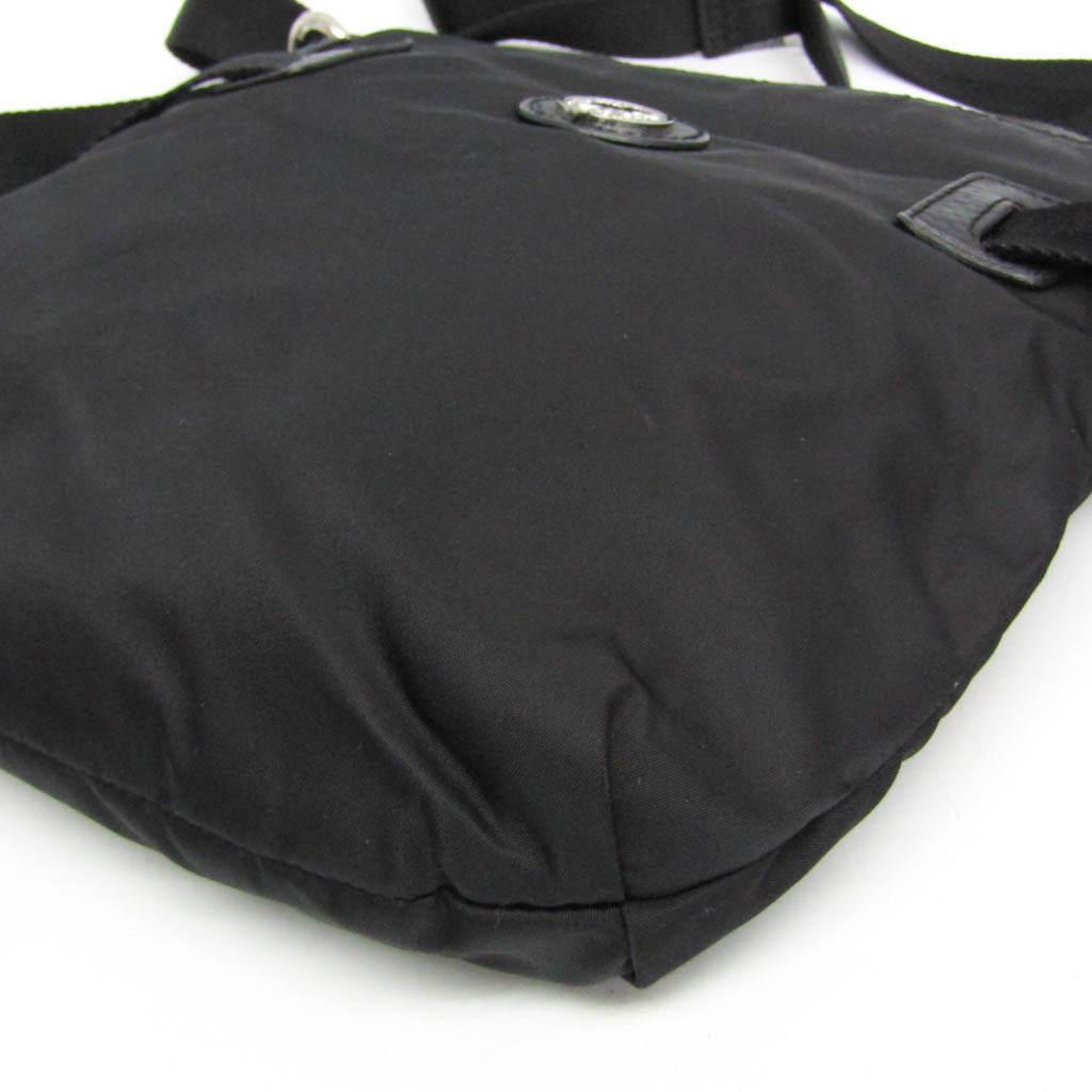 Hunting World · Nylon & Leather Shoulder Bag